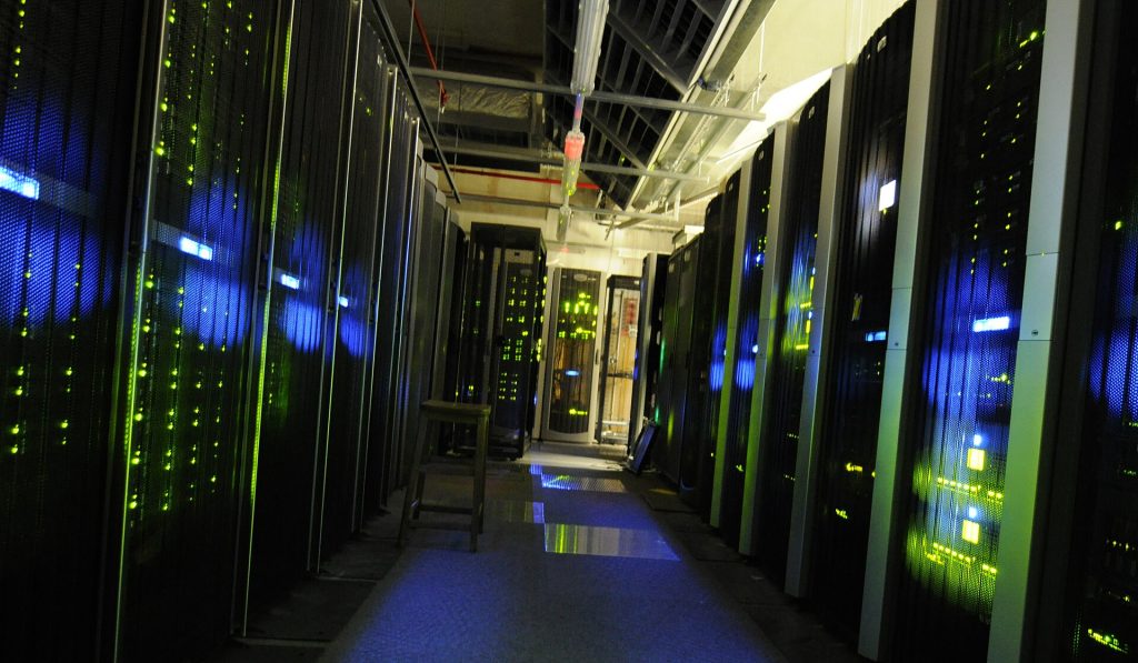 The server room at The National Archives