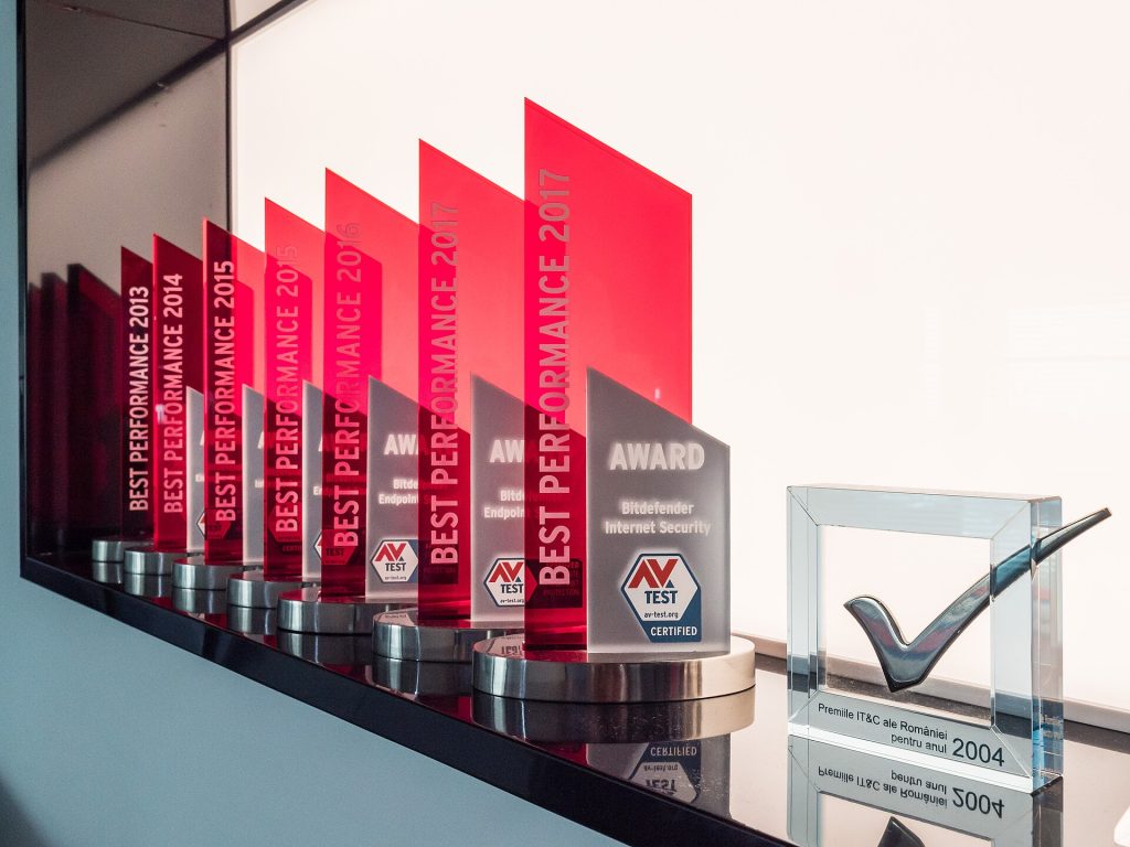 Series of awards in Bitdefender Headquarters