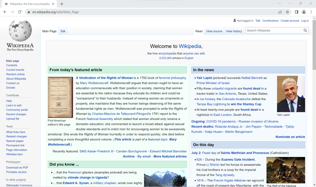 Screenshot of Google Chrome 103 running on Windows 11