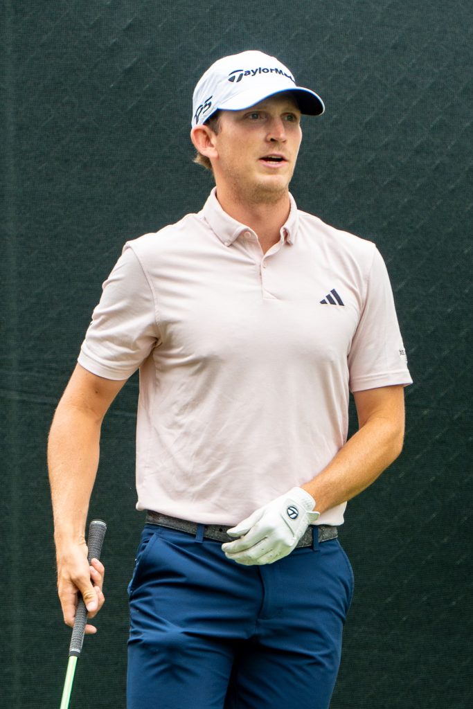 Jacob Bridgeman at the 2025 Travelers Championship