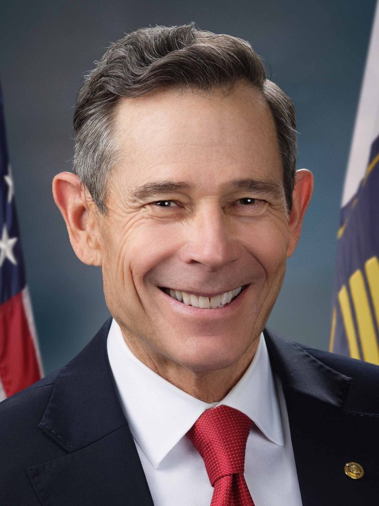 Senator John Curtis, Official Portrait in Washington, DC on March 11, 2026. (Official U.S. Senate photo by Daniel Rios)
