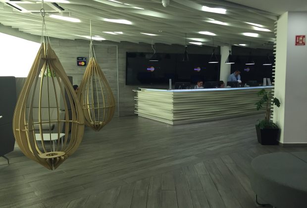 MasterCard VIP Lounge en la T1 del Aeropuerto Internacional de la Ciudad de México.
