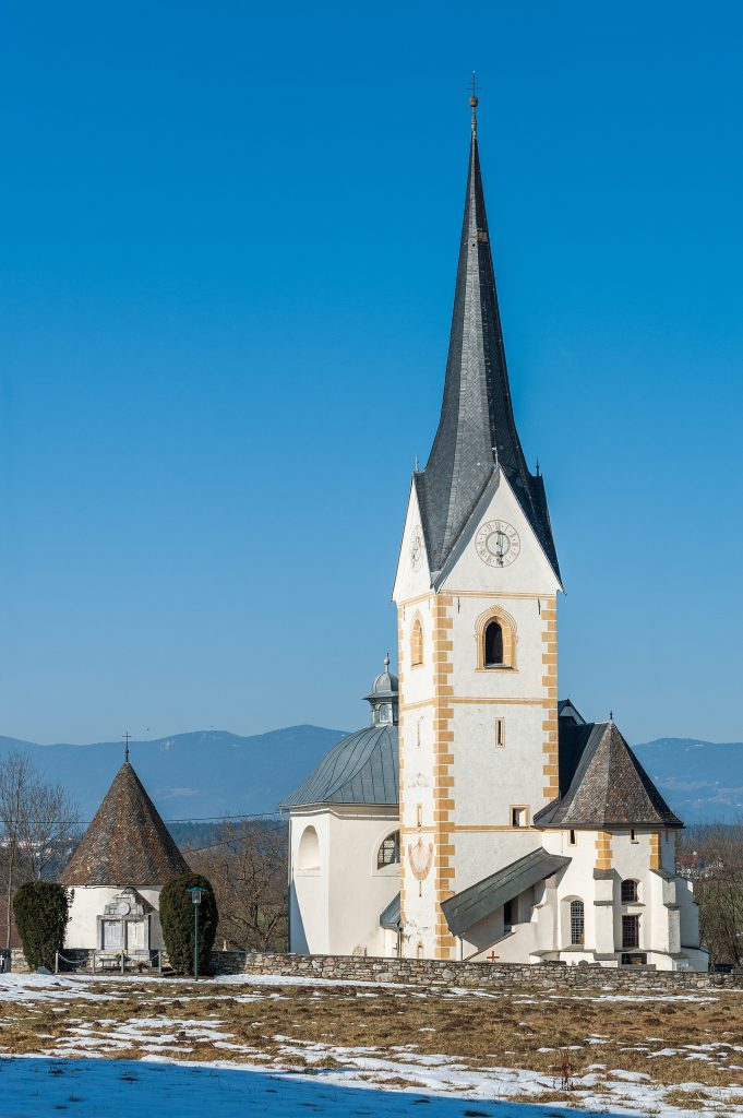 Parish church Saint Giles in Tigring, market town Moosburg, district Klagenfurt Land, Carinthia, Austria, EU
