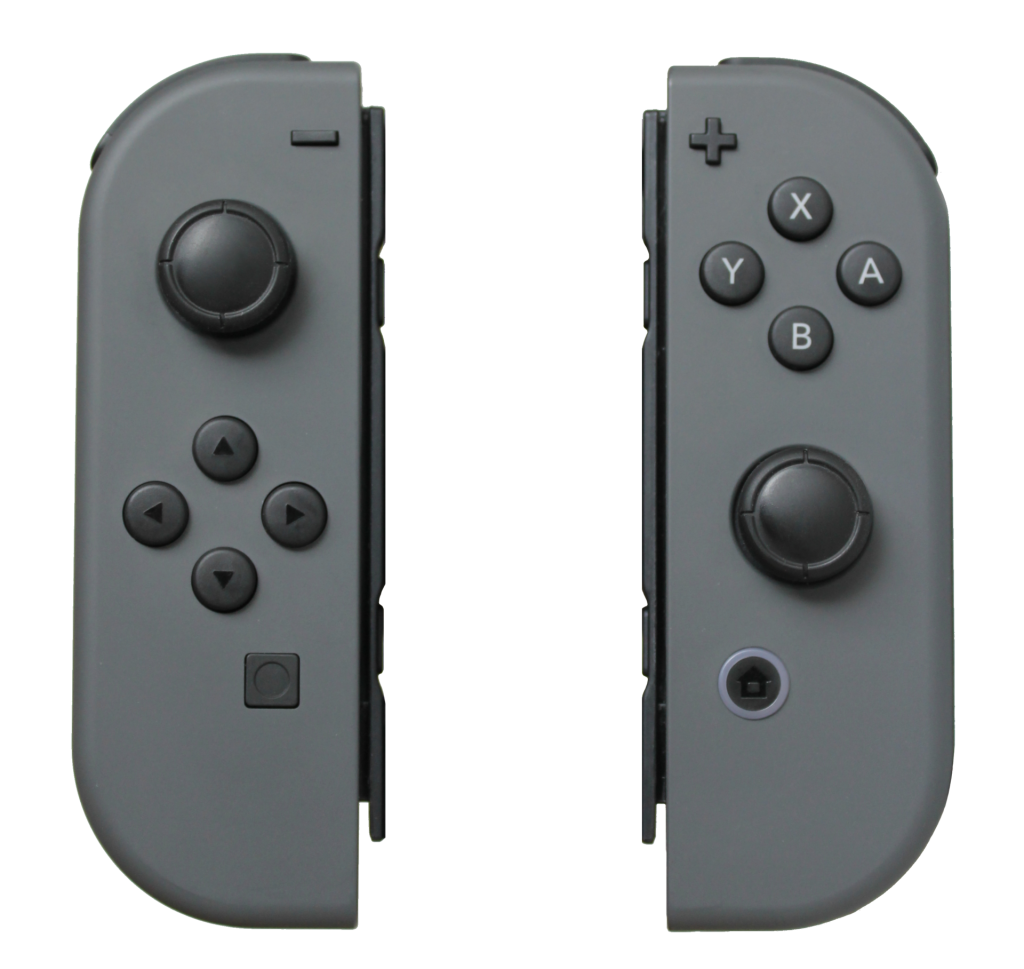 Nintendo Switch left and right Joy-Con controllers