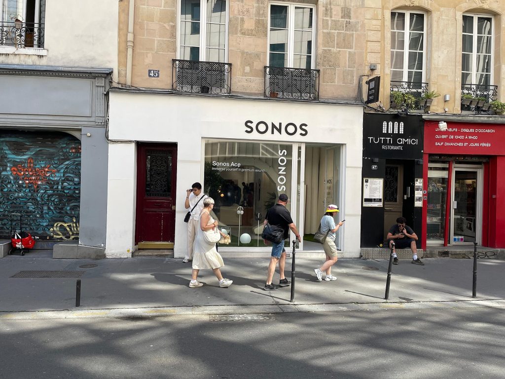 Sonos Pop Up Store at the Cremerie de Paris No9