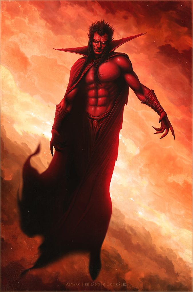 Mephisto depiction from Marvel Comics, by Álvaro Fernández González.
