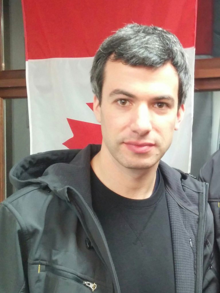 Nathan Fielder at a Summit Ice pop-up store in Vancouver, British Columbia on March 26, 2017