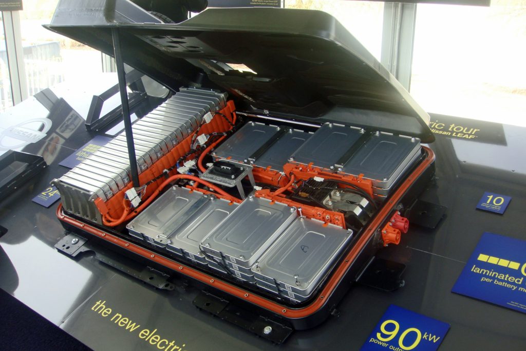 Nissan Leaf battery pack, Leaf Drive ElectricTour Washington DC