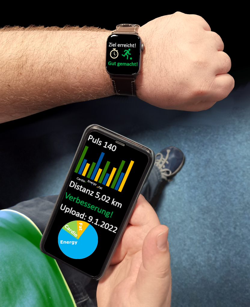 User sharing health data on smart devices