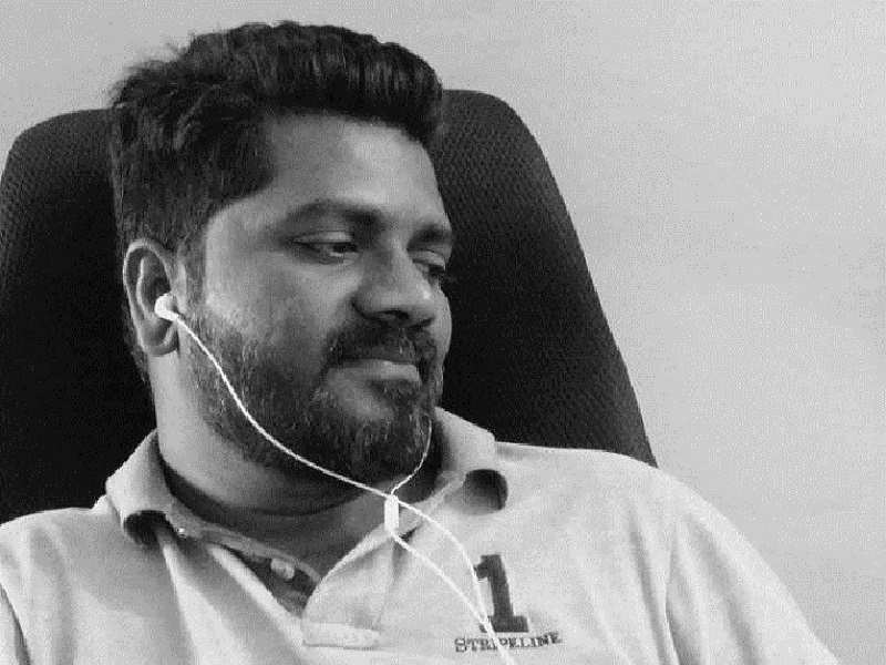 This is an authenticated image of Venu Udugula, a familiar personality in telugu film industry